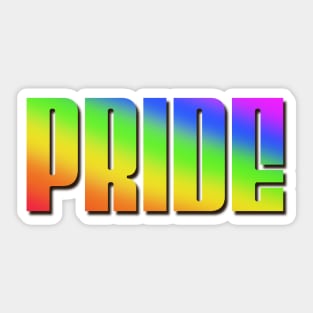 Pride T-Shirt Sticker